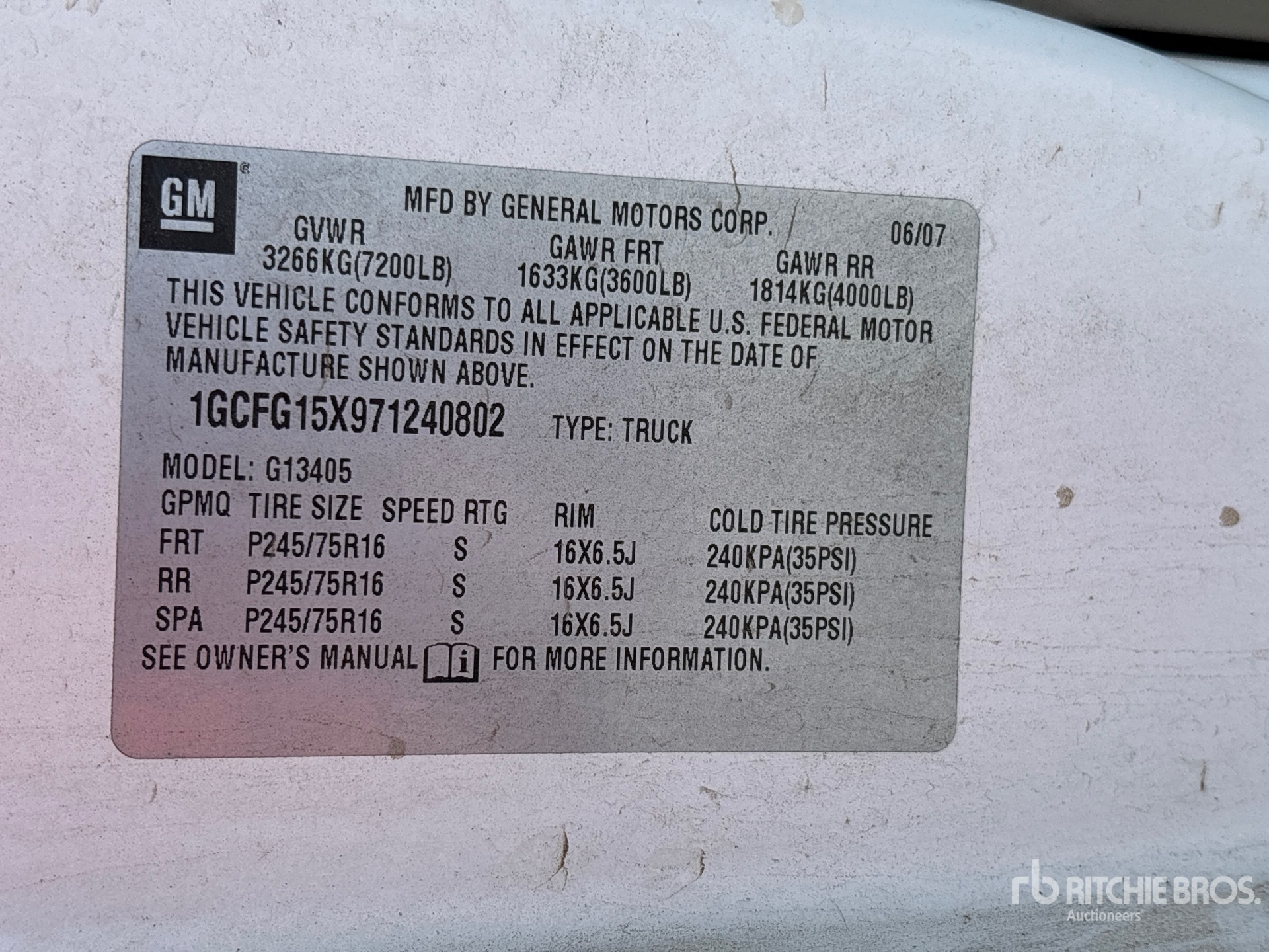 2007 Chevrolet 1500 Express