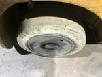 Chassis with Right Rear Tire