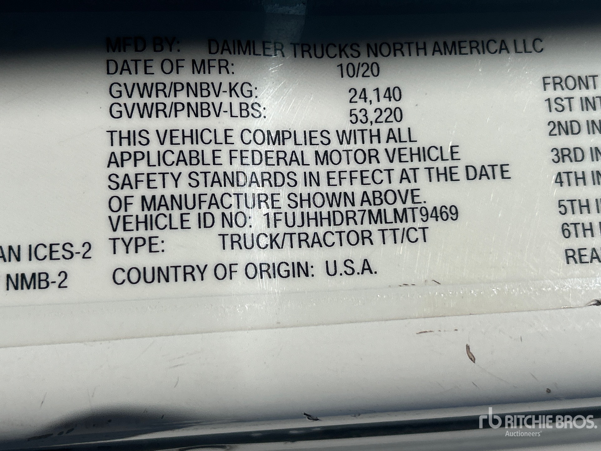 2021 Freightliner CASCADIA 126