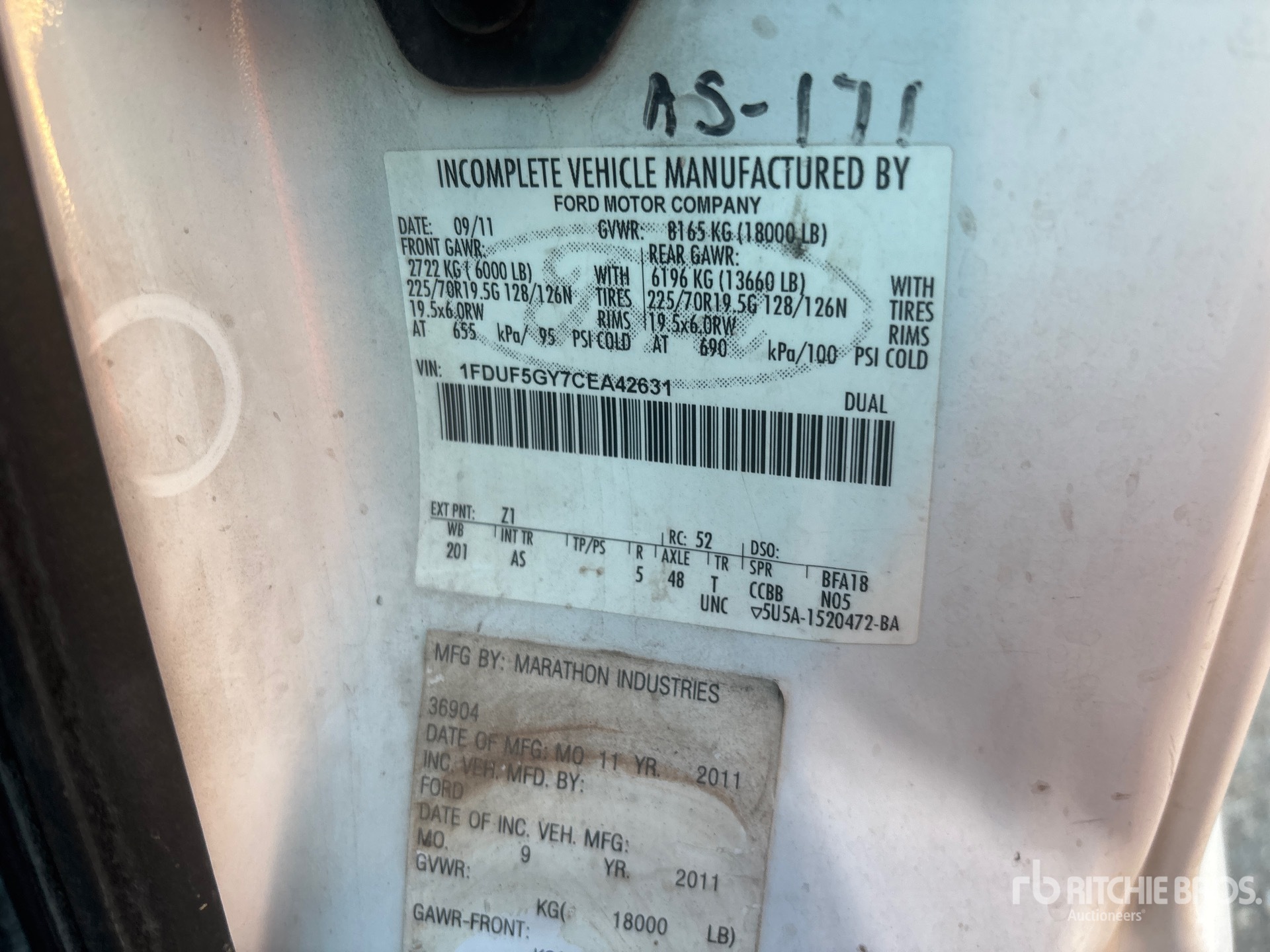 2012 Ford F-550