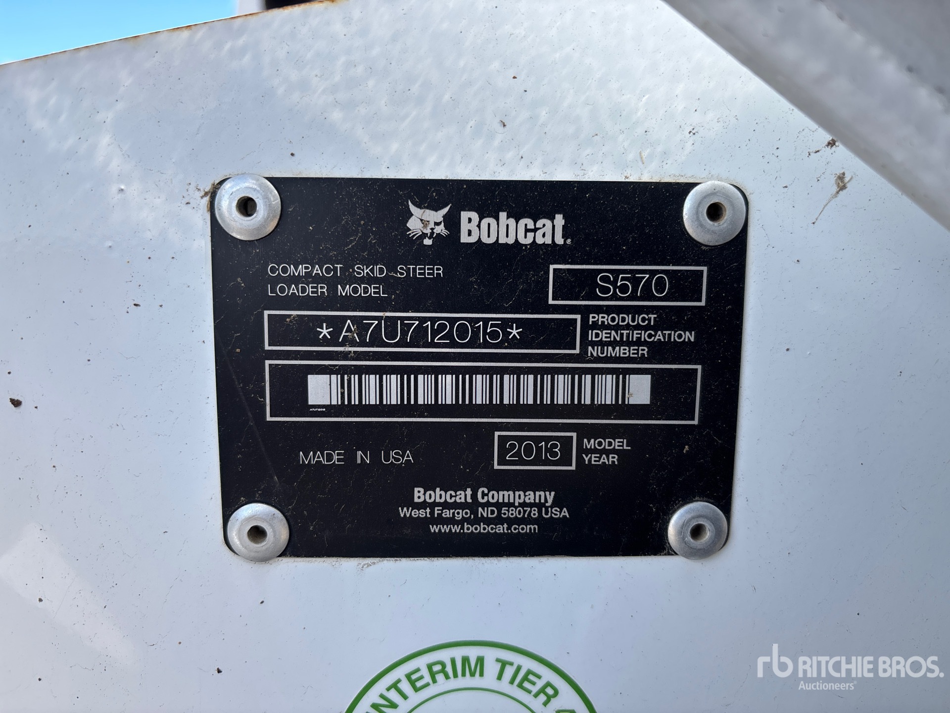 2013 Bobcat S570