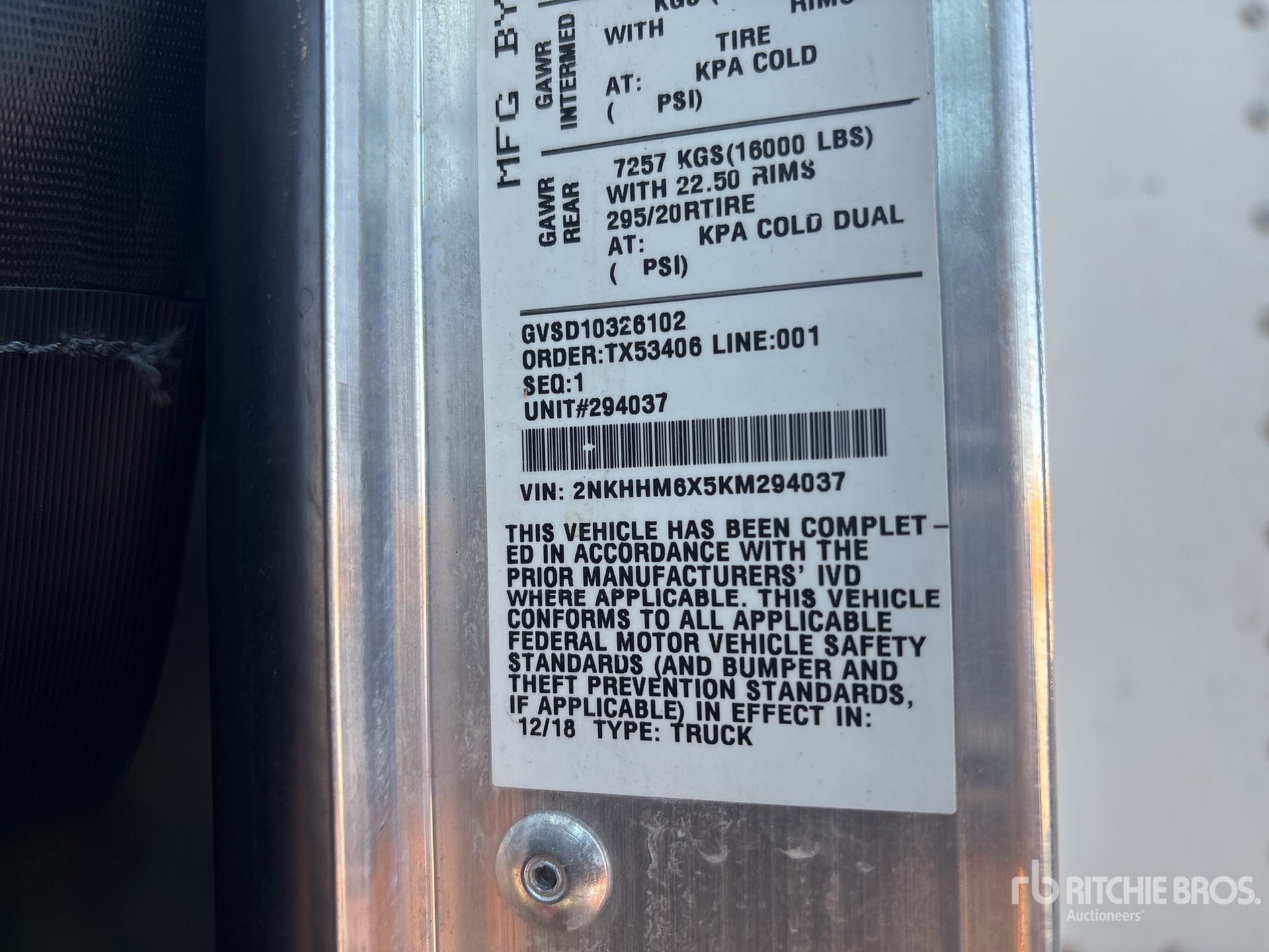 2019 Kenworth T270