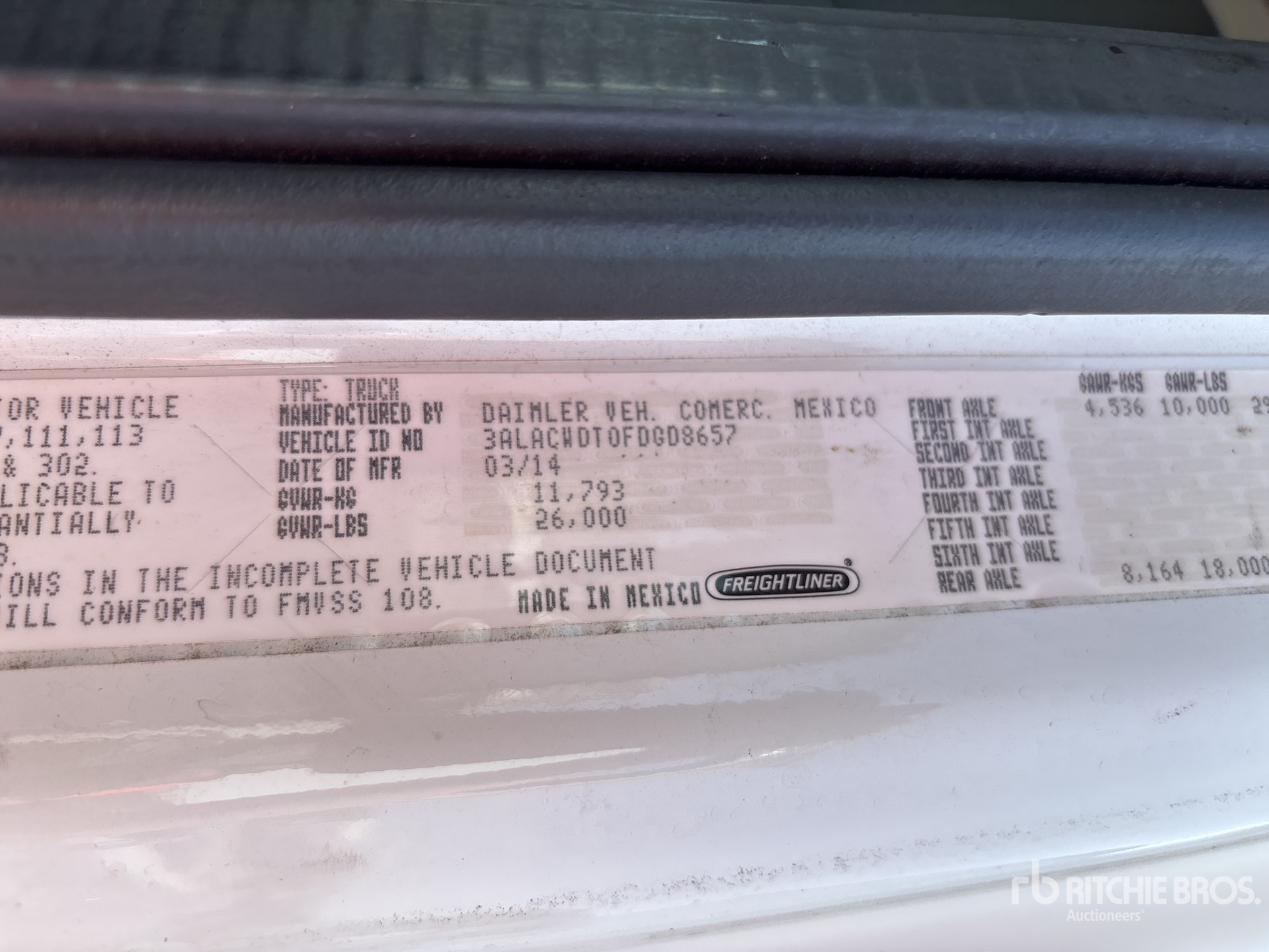 2015 Freightliner M2 106