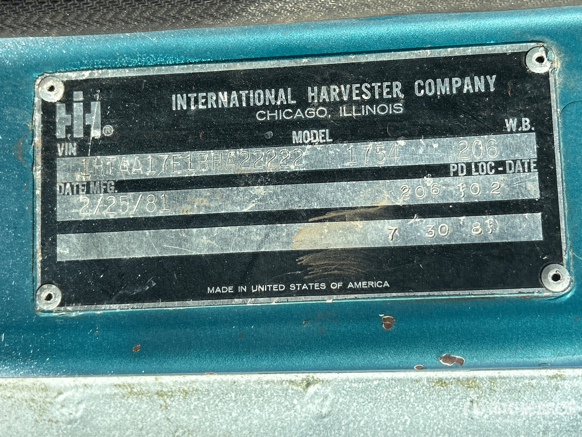 1981 International 1754