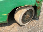 Chassis Lift with Left Rear Tire