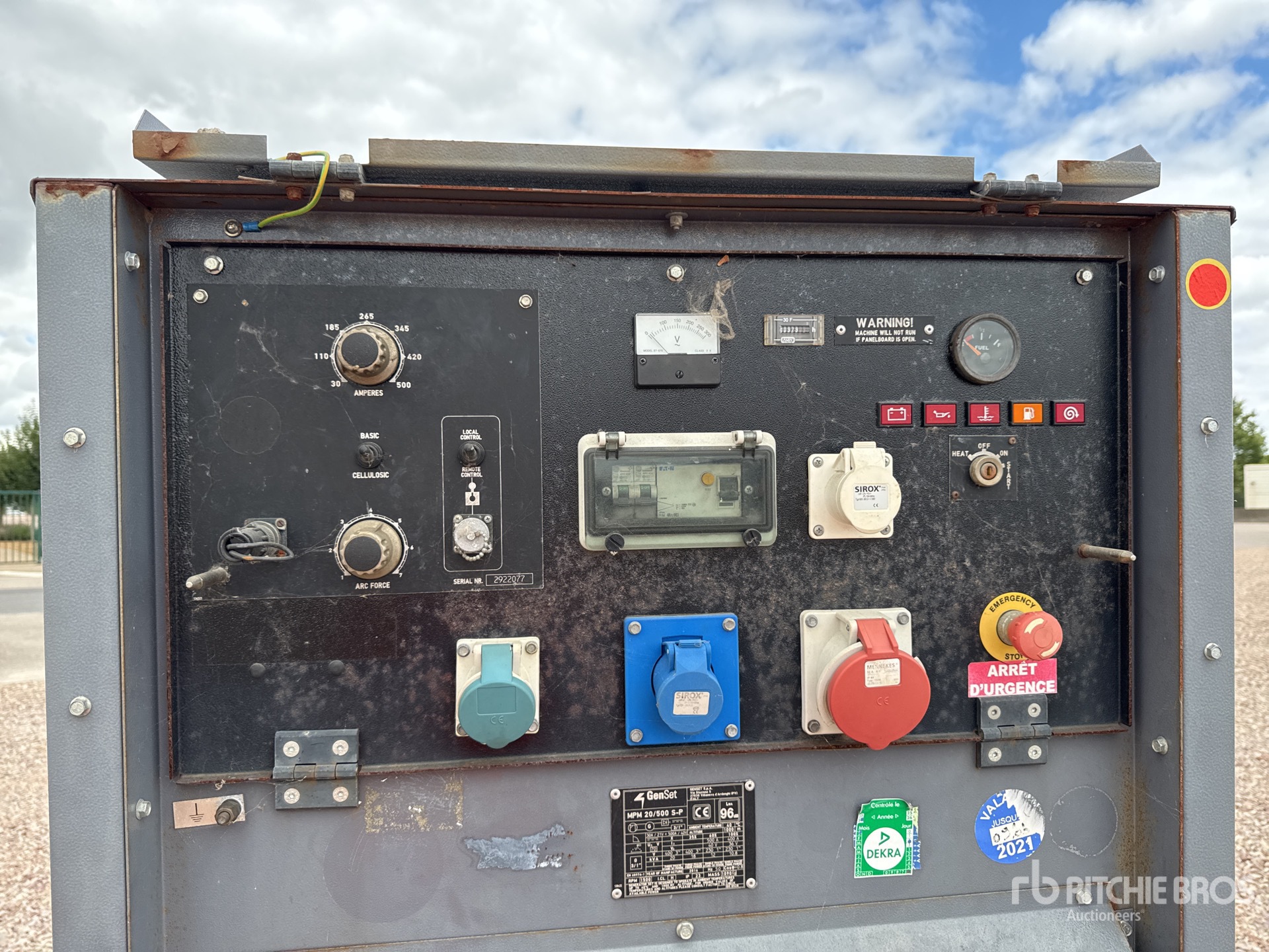 2016 Genset MPM 20/500 S-P