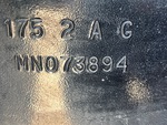 General Appearance with Frame Stamp Serial Number/VIN Photo
