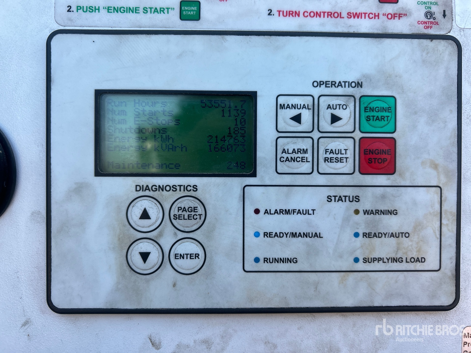 General Appearance with Hour Meter / Odometer