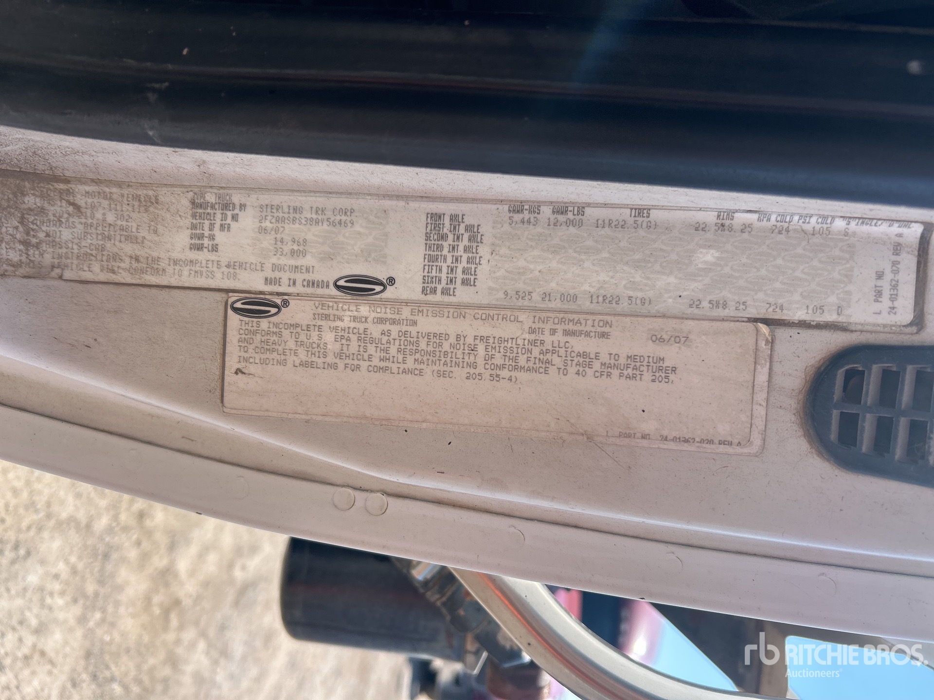 2008 Sterling L7500