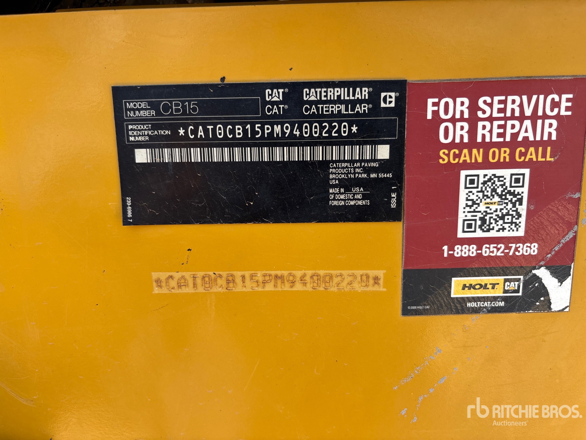 2019 Caterpillar CB15