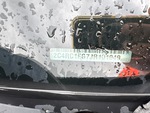 General Appearance with Frame Stamp Serial Number/VIN Photo