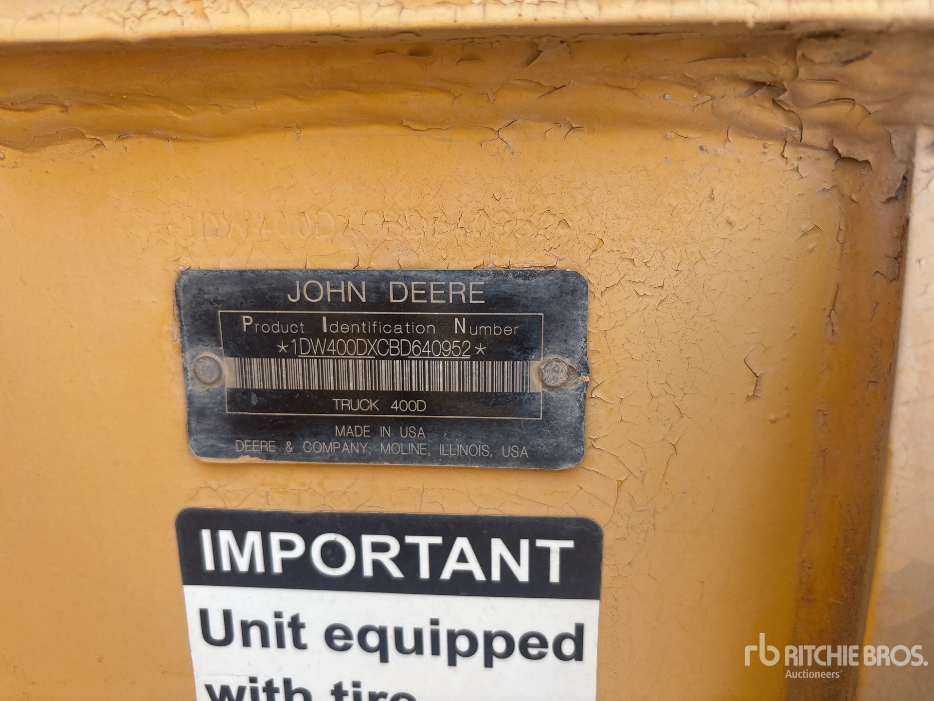 2012 John Deere 400D