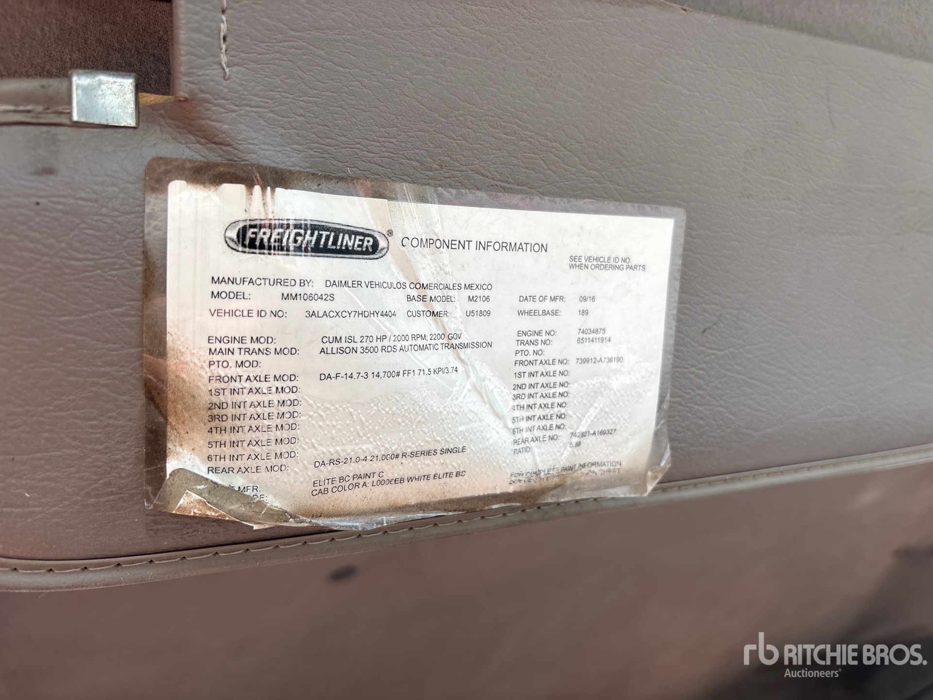 2014 Freightliner M2 106