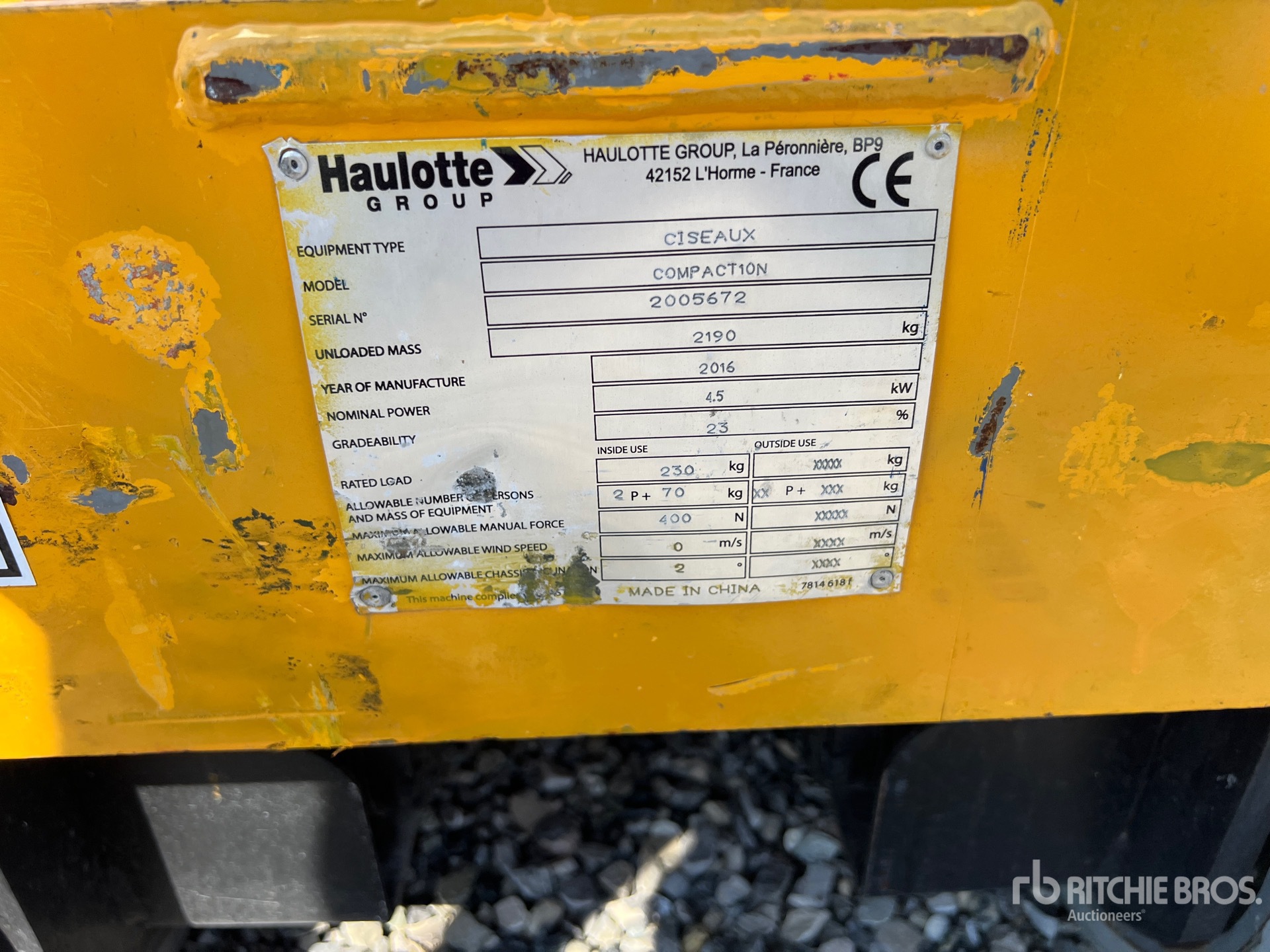 2016 Haulotte COMPACT 10N