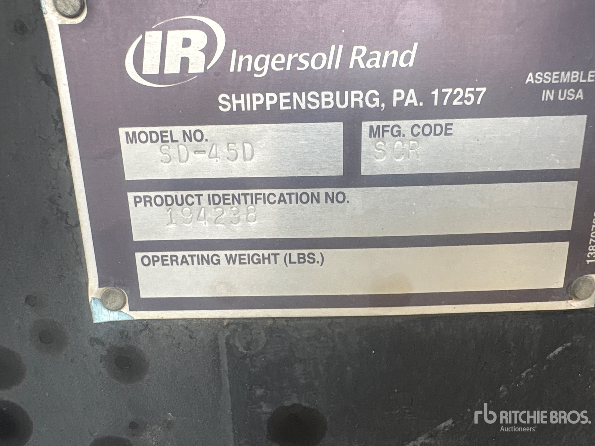 2007 Ingersoll Rand SD45D