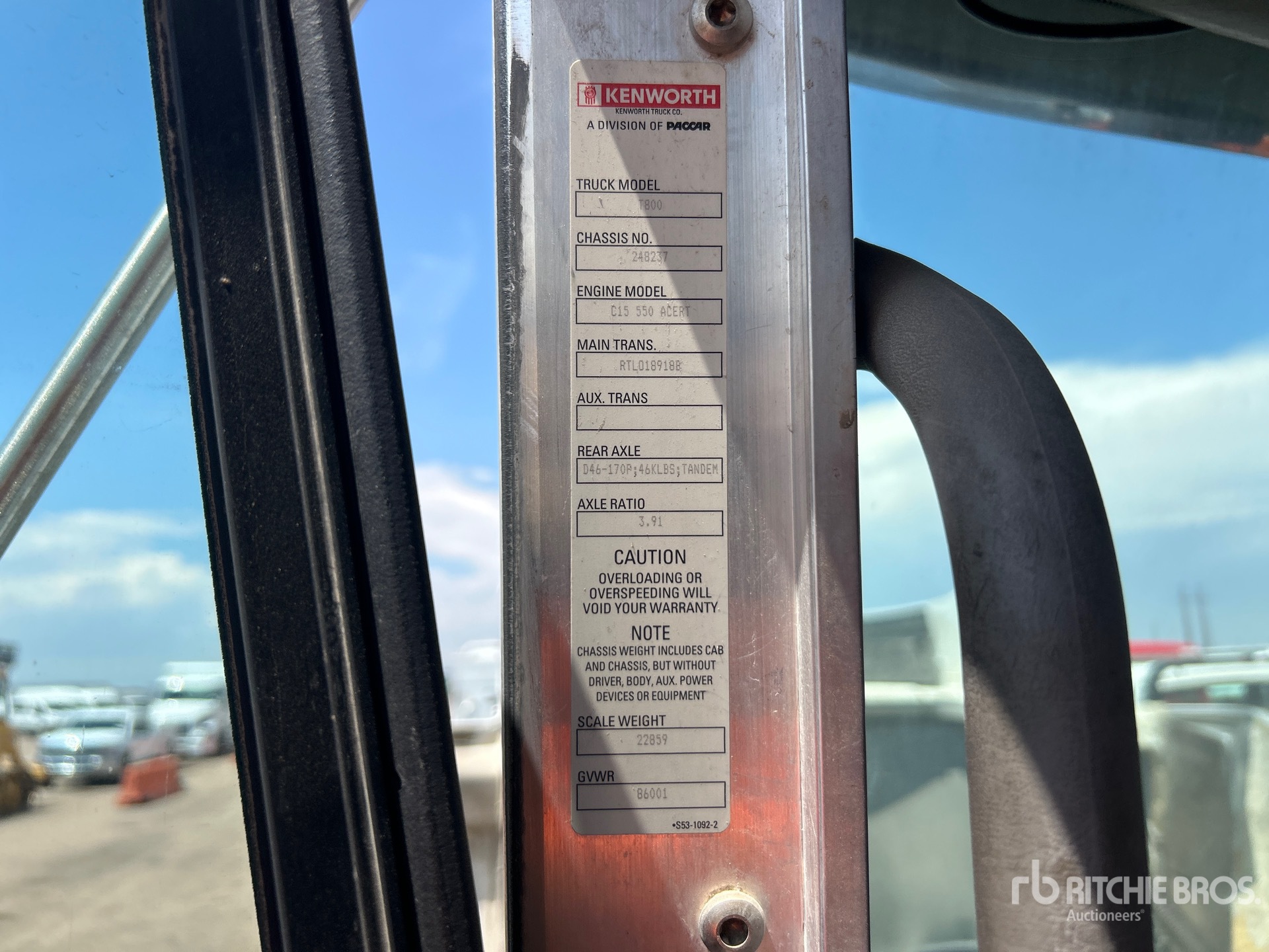 2009 Kenworth T800