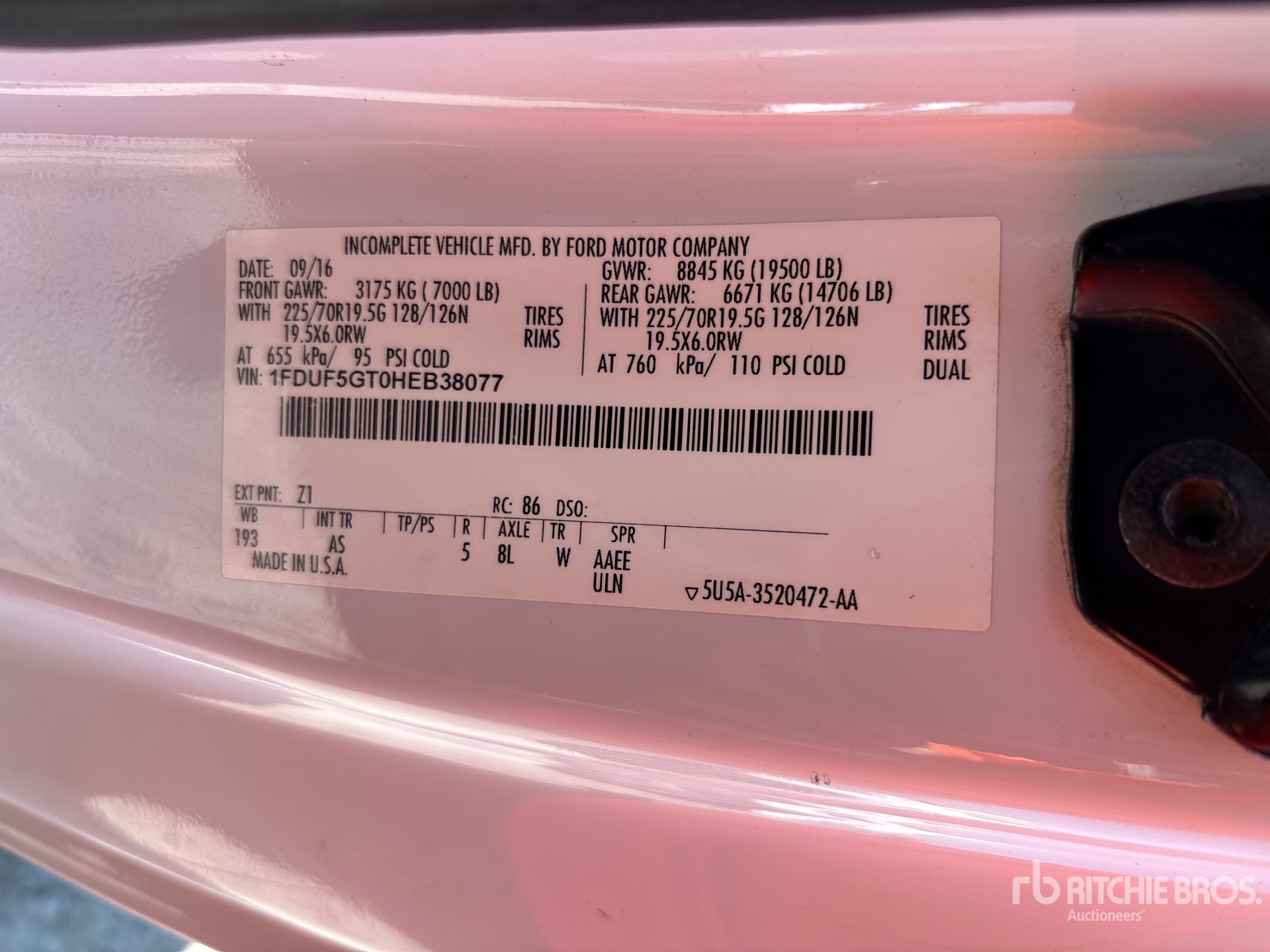 2017 Ford F-550