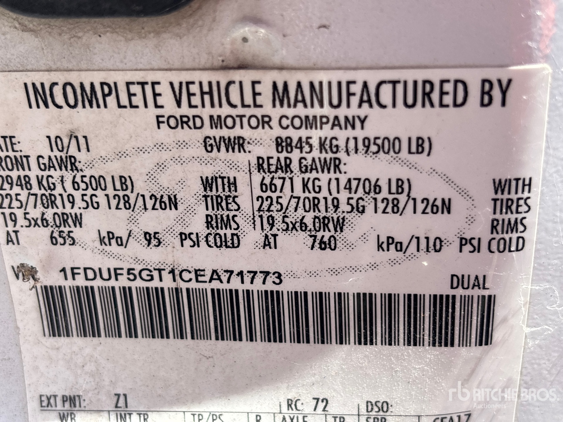 2012 Ford F-550