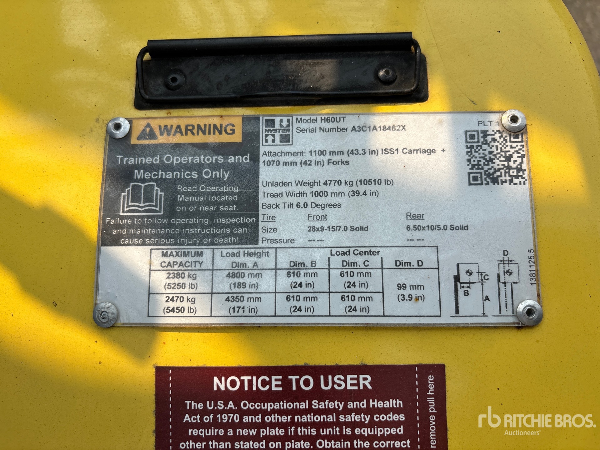 2024 Hyster H60UT