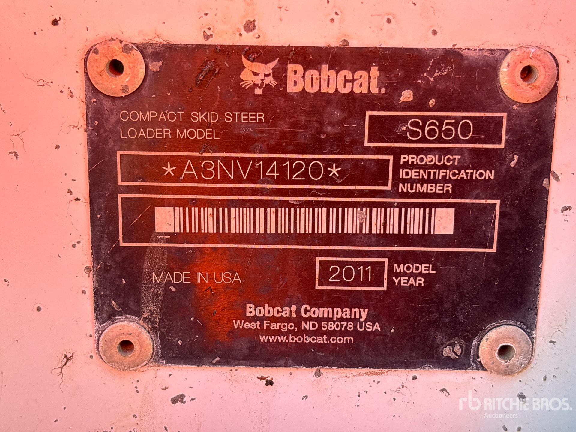 2011 Bobcat S650