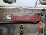 Engine with Emission Label