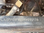 General Appearance with Frame Stamp Serial Number/VIN Photo