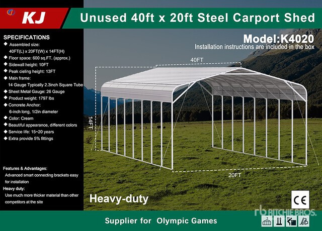 2026 KJ K4020 Carport