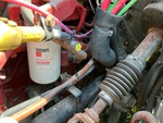 Engine with Air Compressor