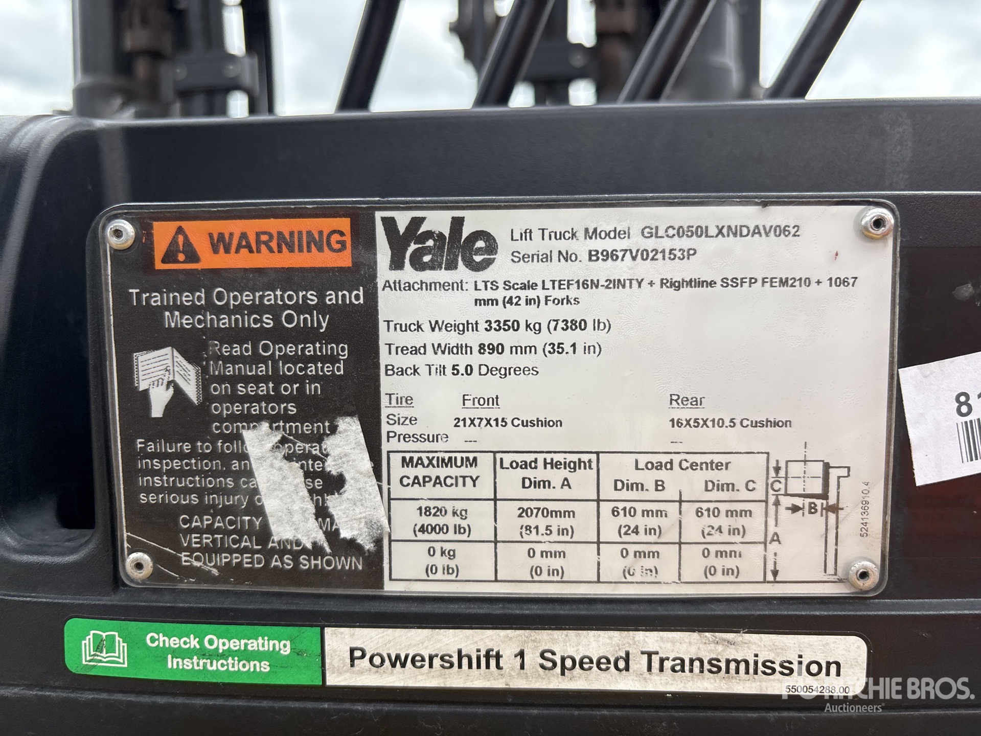 2016 Yale GC040LX