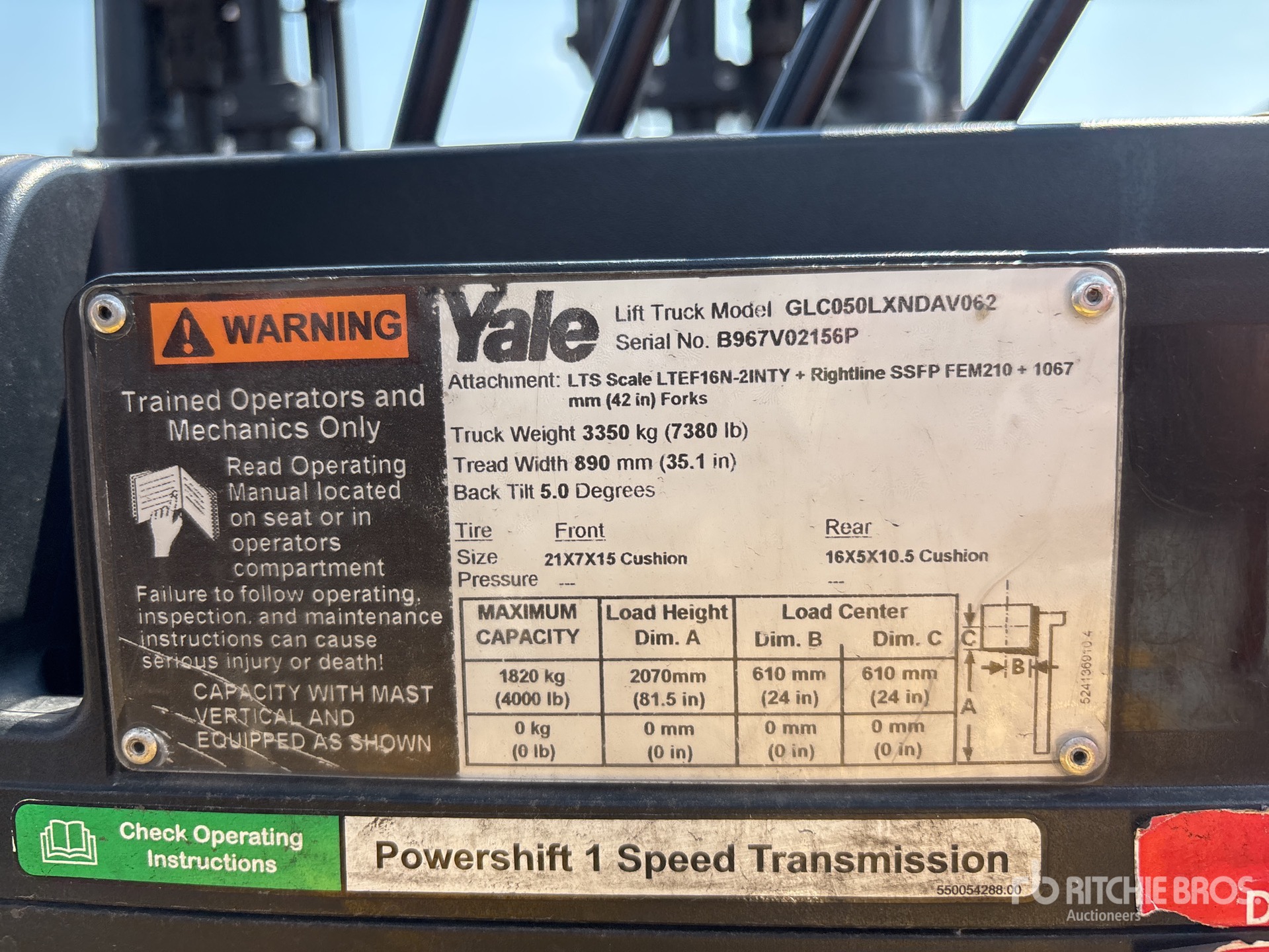 2016 Yale GC040LX