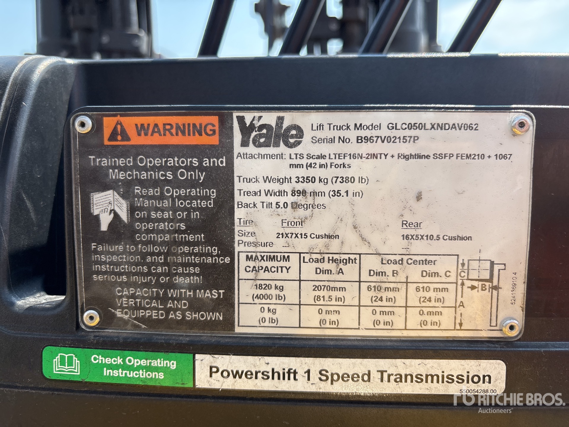 2016 Yale GC040LX