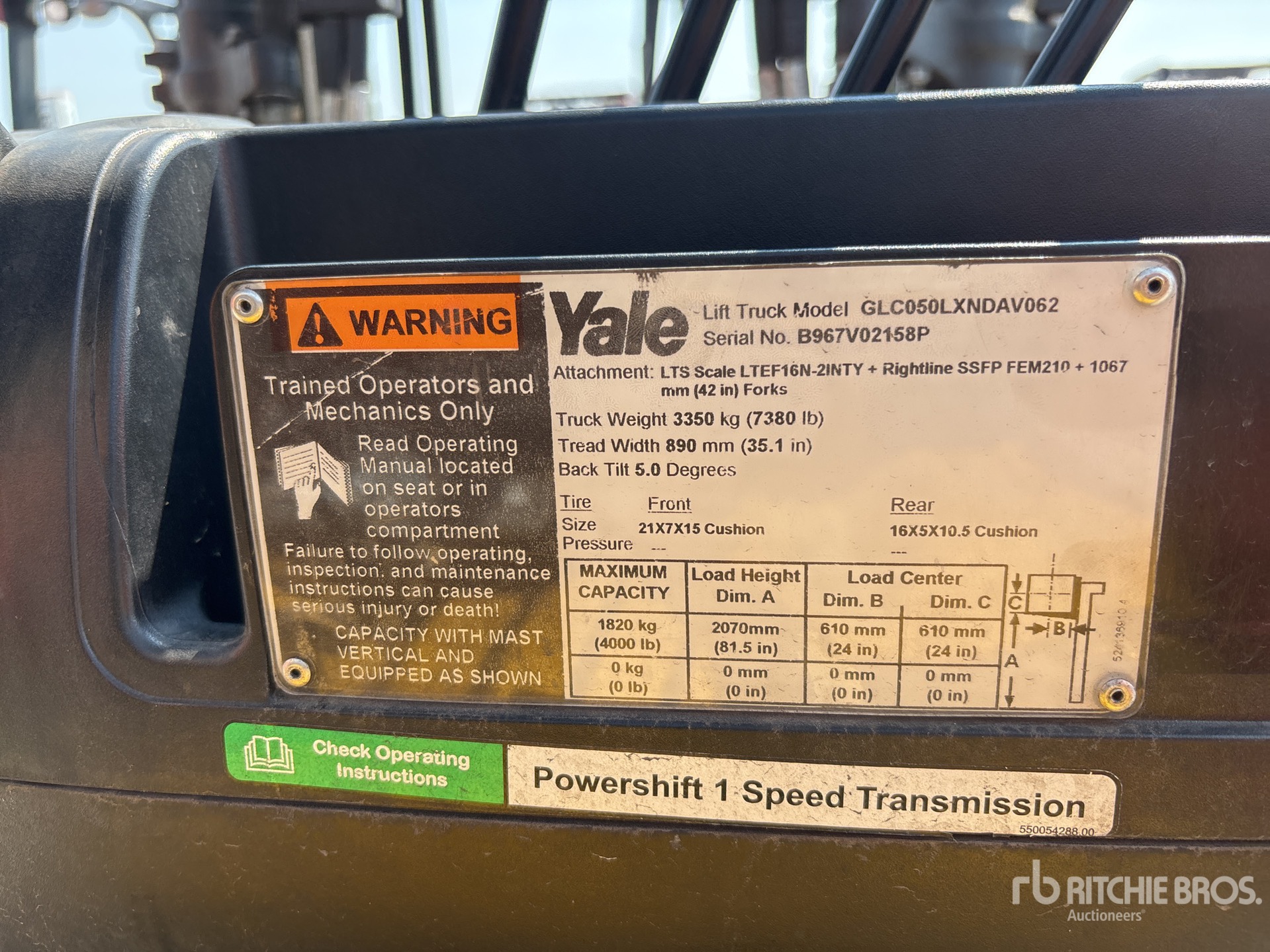 2016 Yale GC040LX