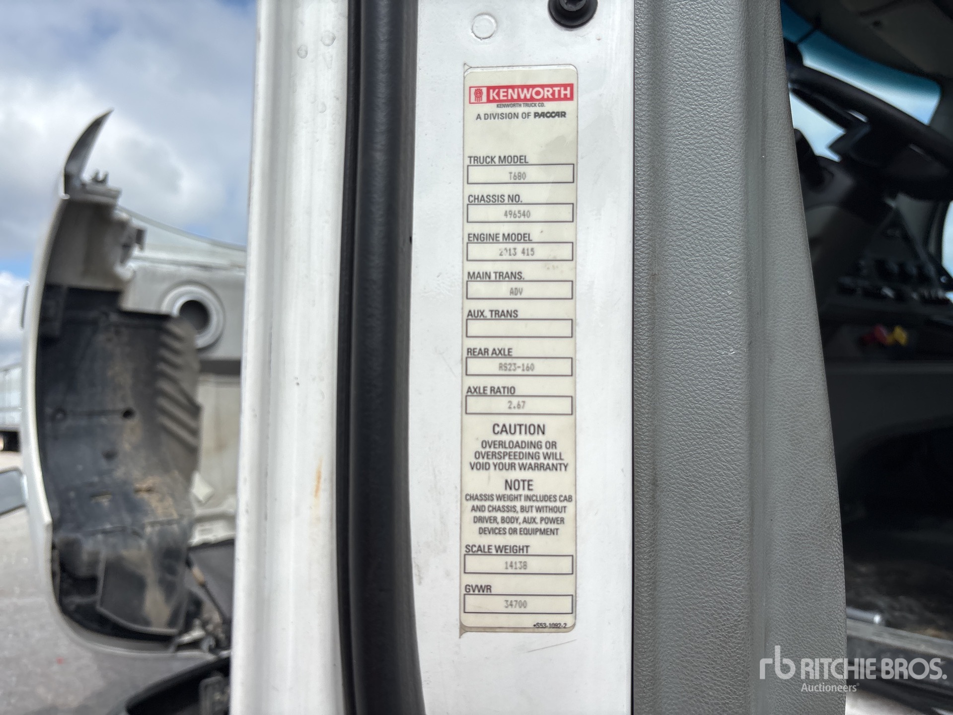 2016 Kenworth T-680