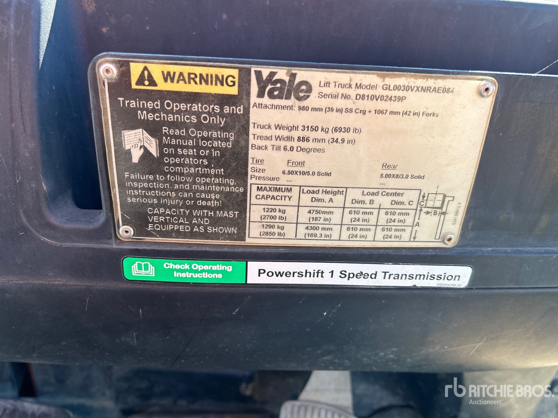 2016 Yale GL0030VXNRAE084