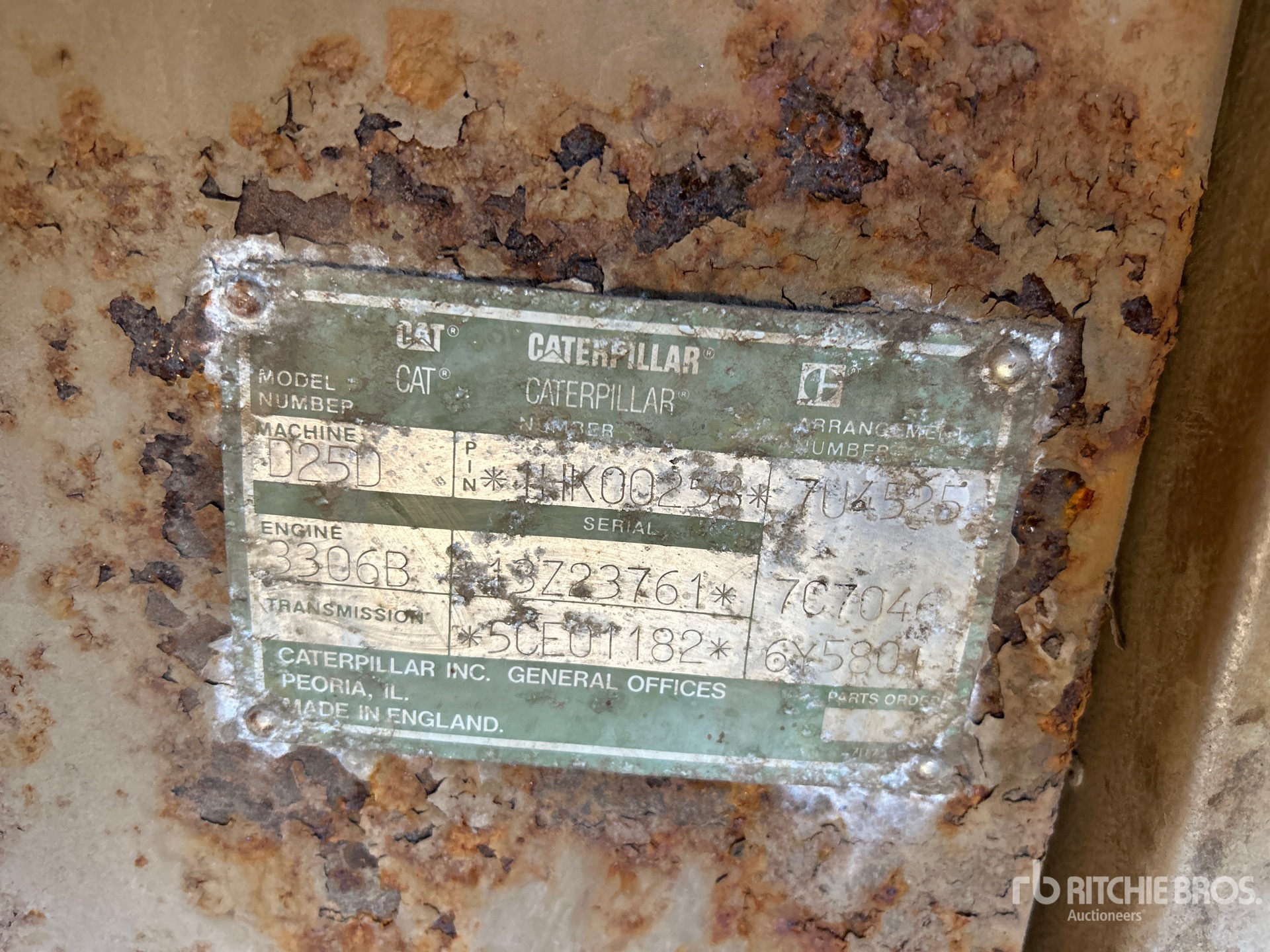 1991 Caterpillar D25D