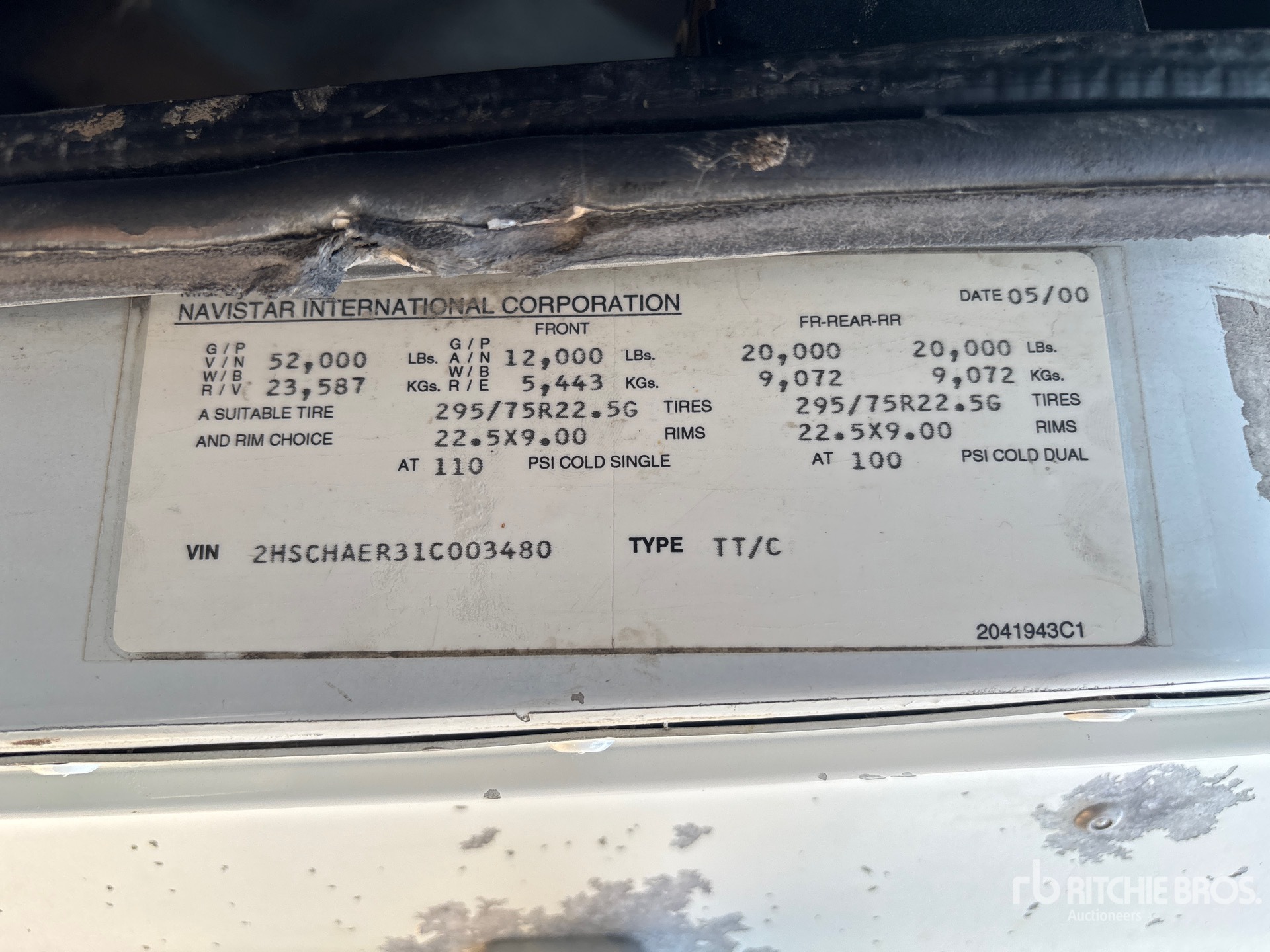 2001 International 9400I
