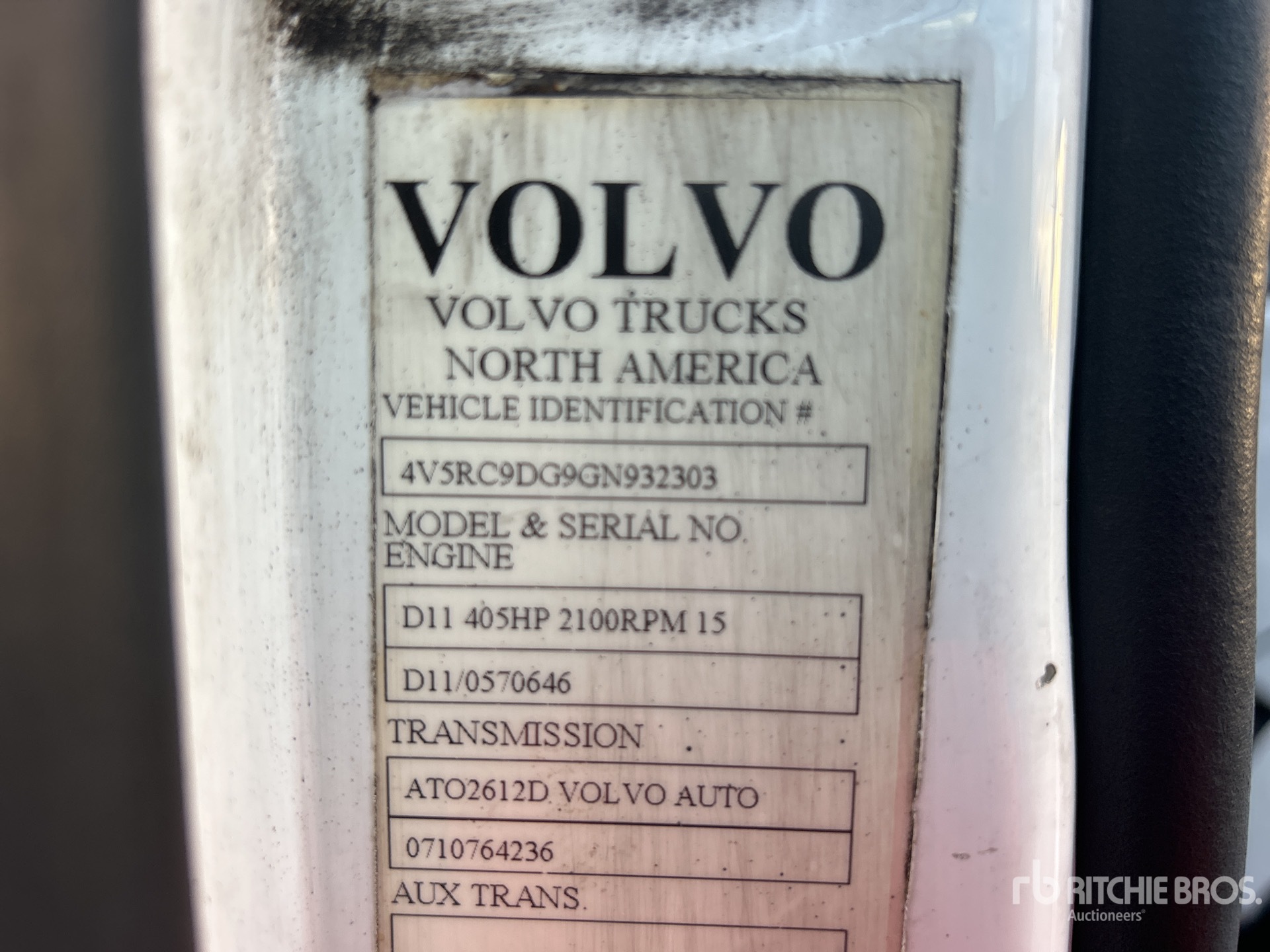 2016 Volvo VAH