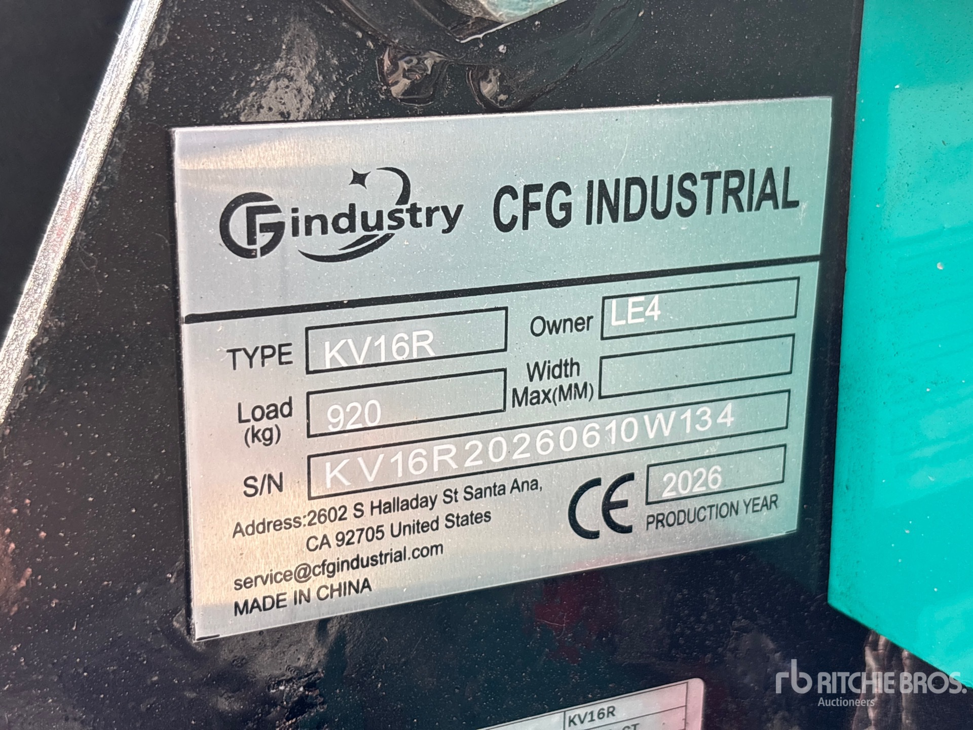 2026 CFG KV16R