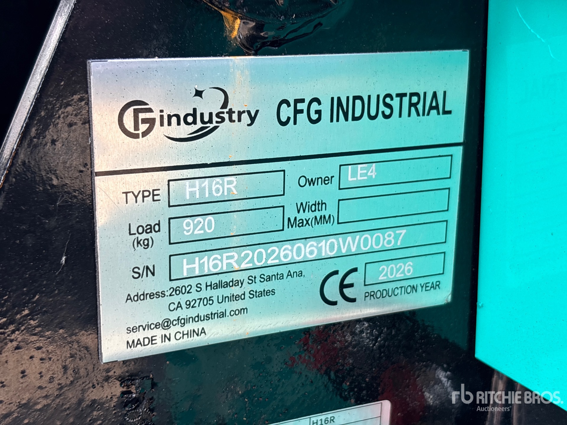 2026 CFG KV16R