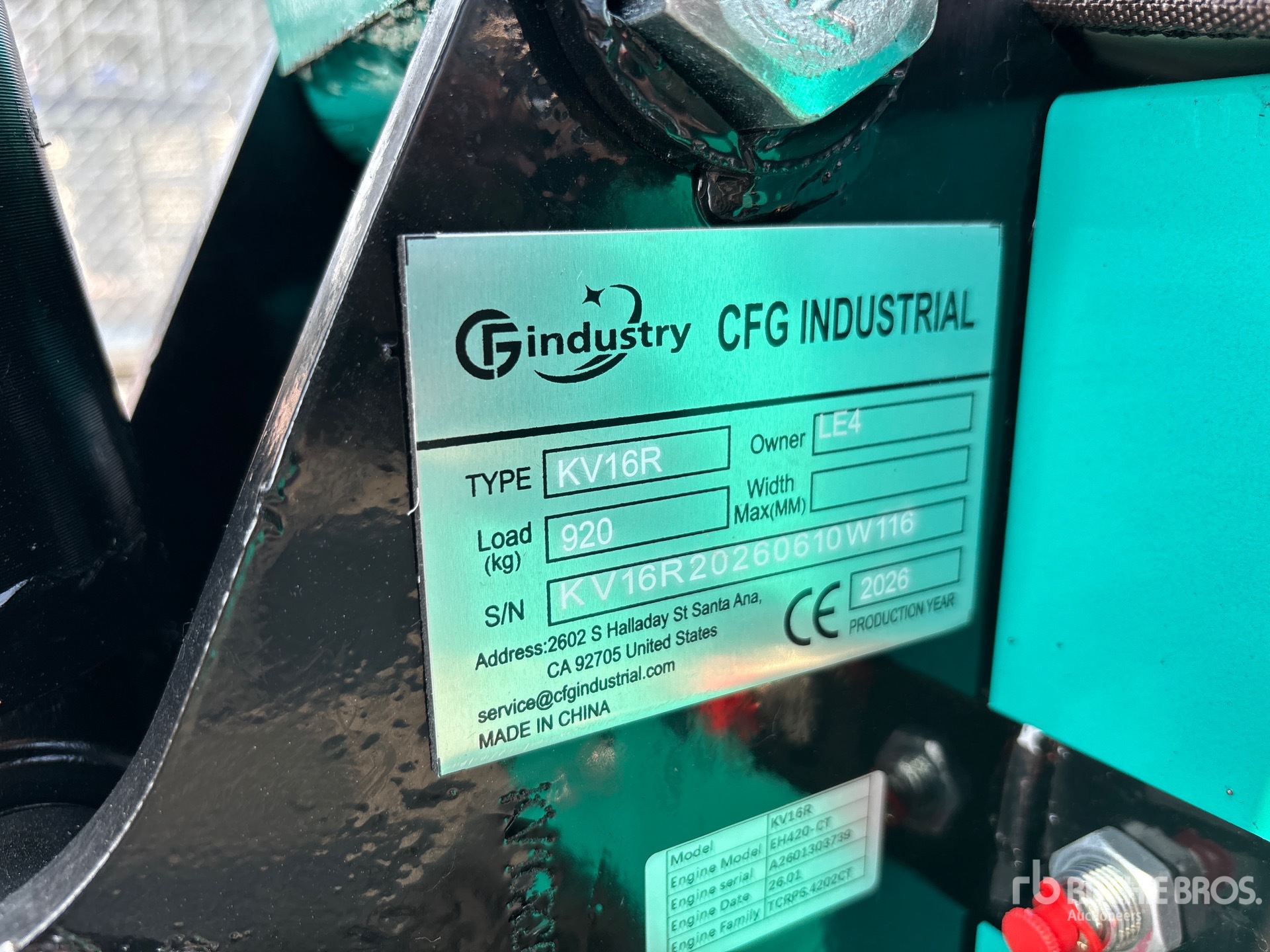 2026 CFG KV16R