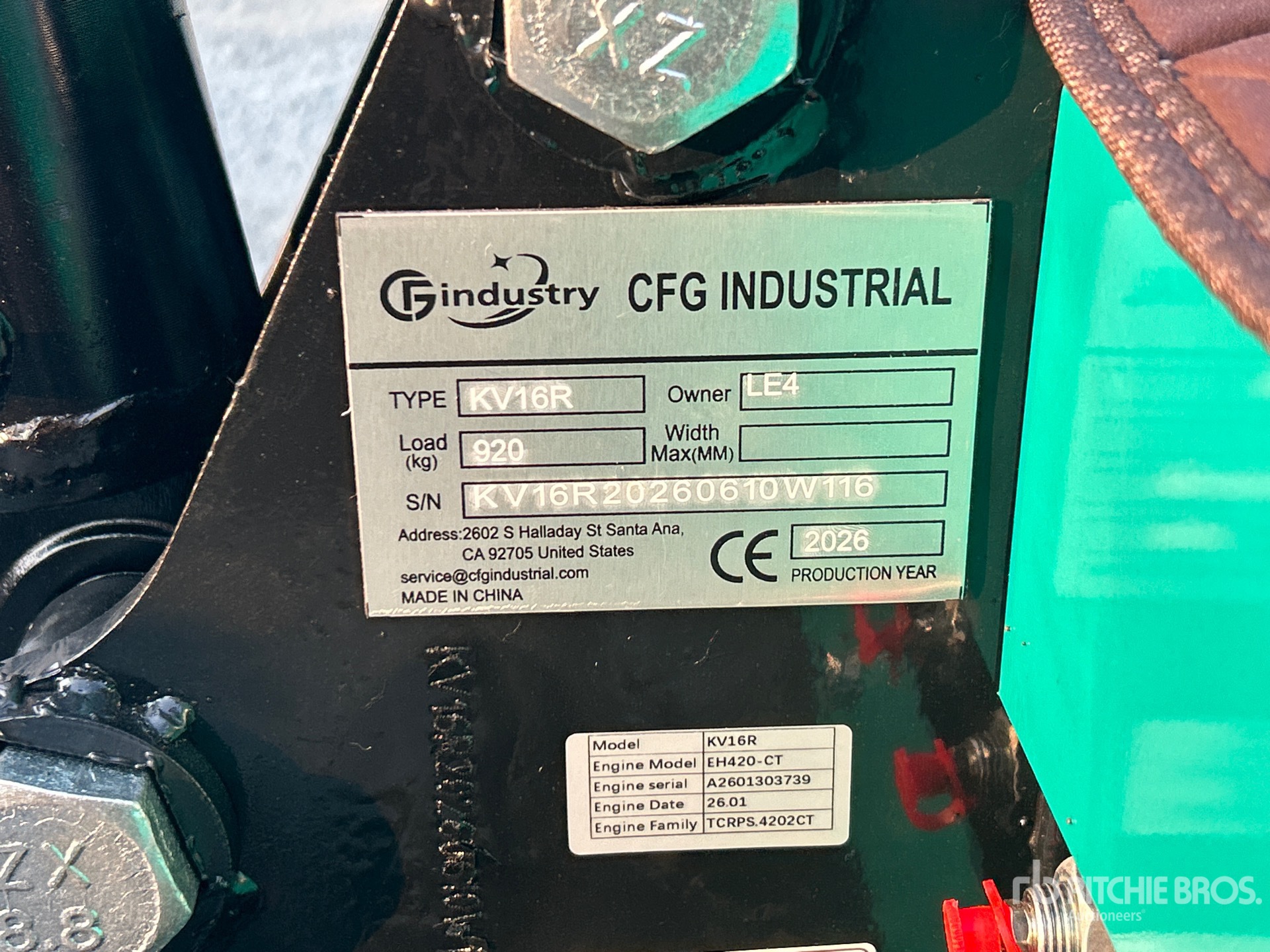 2026 CFG KV16R