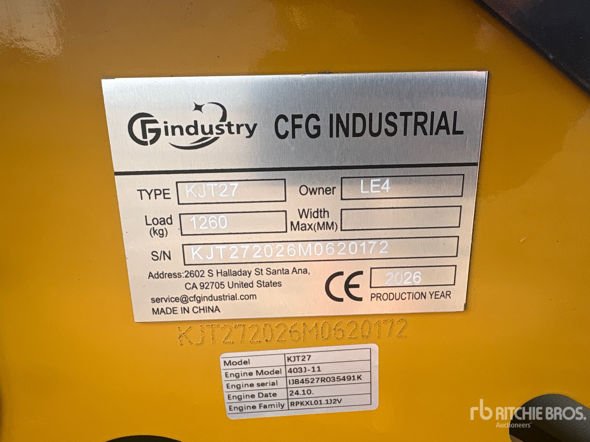 2026 CFG KJT27