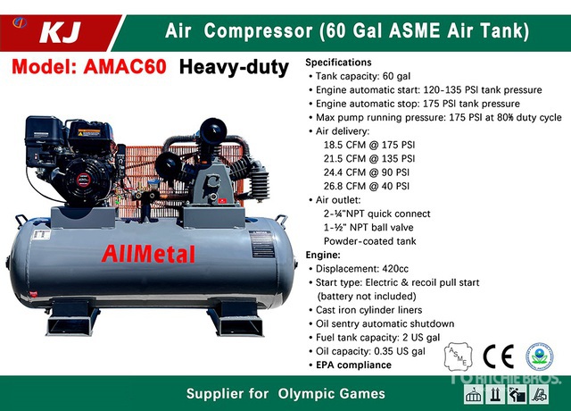 2026 KJ AMAC60 Air Compressor
