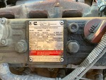 Engine with Emission Label