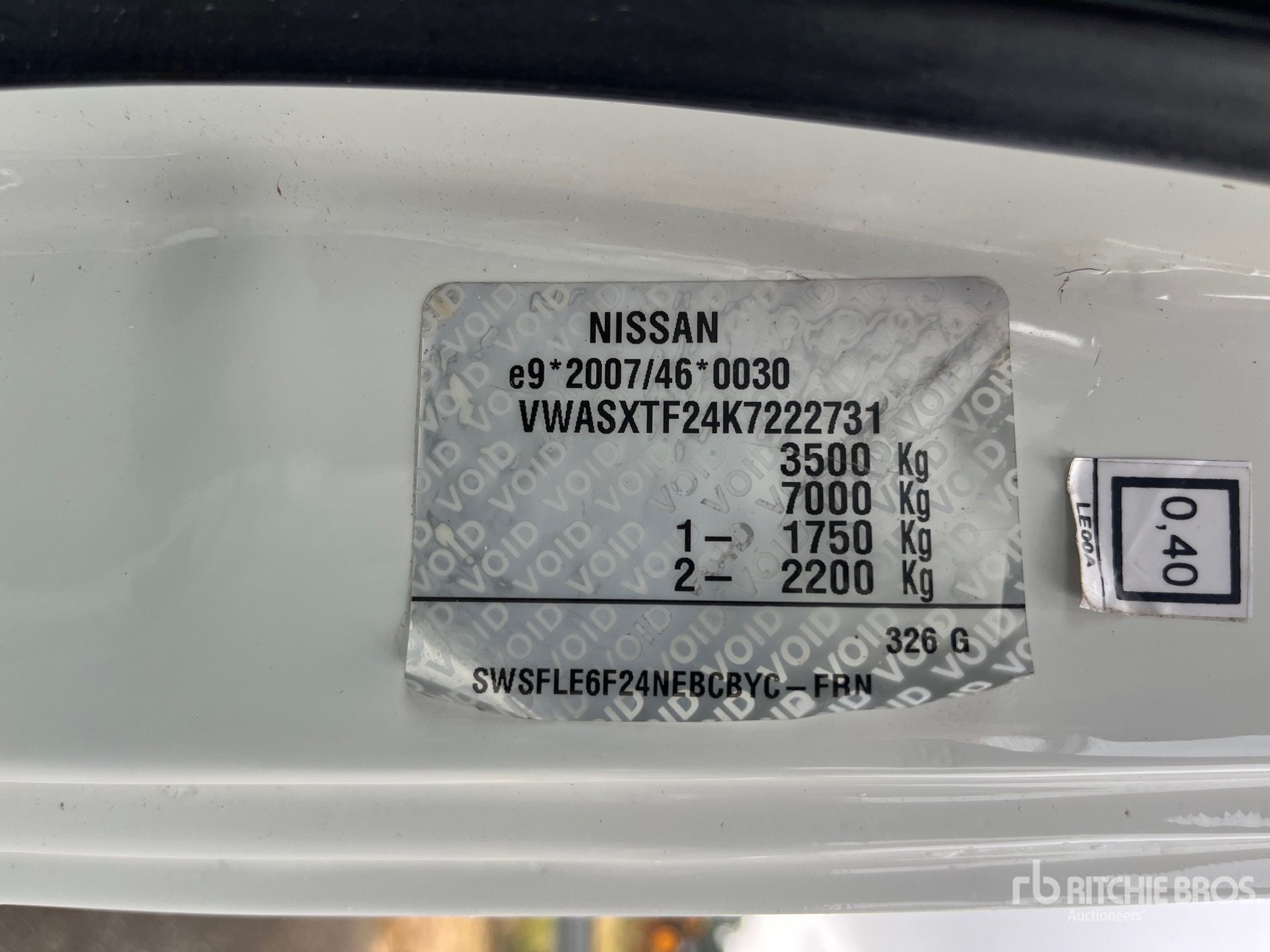 2020 Nissan NT 400 35.13
