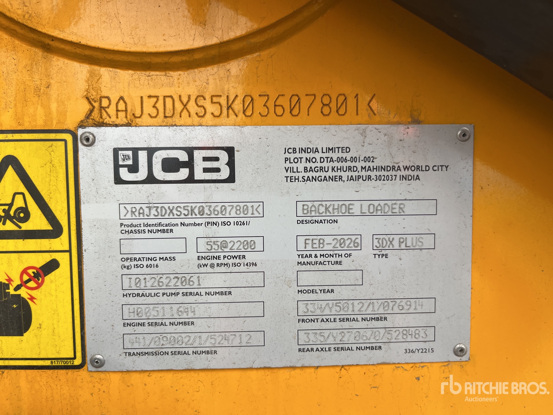 2026 JCB 3DX PLUS