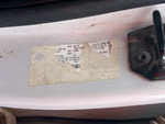 General Appearance with Frame Stamp Serial Number/VIN Photo