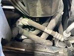 Engine with A/C Compressor