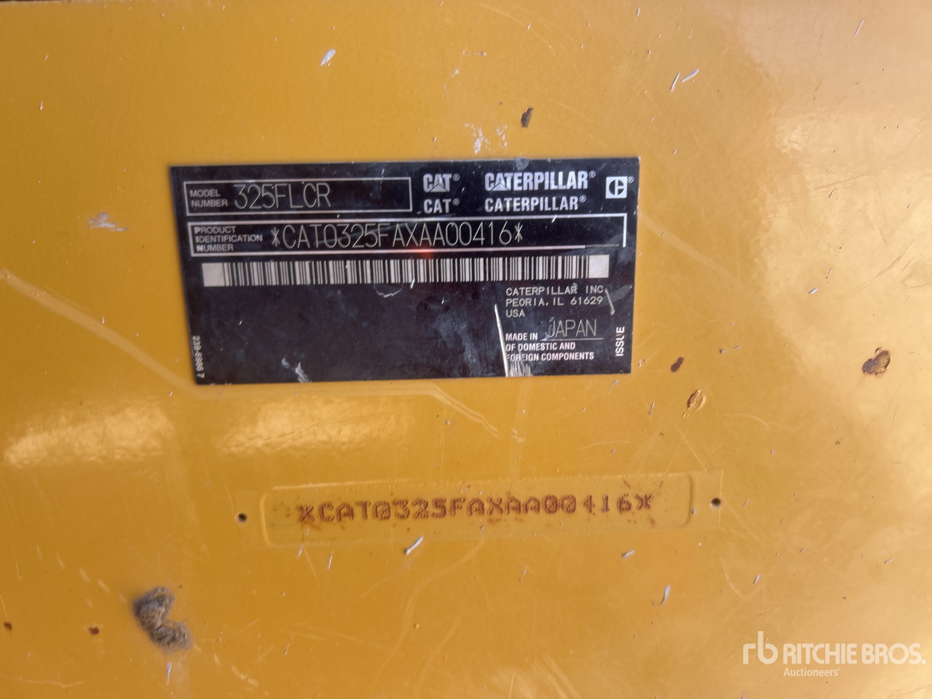 2016 Caterpillar 325F L CR