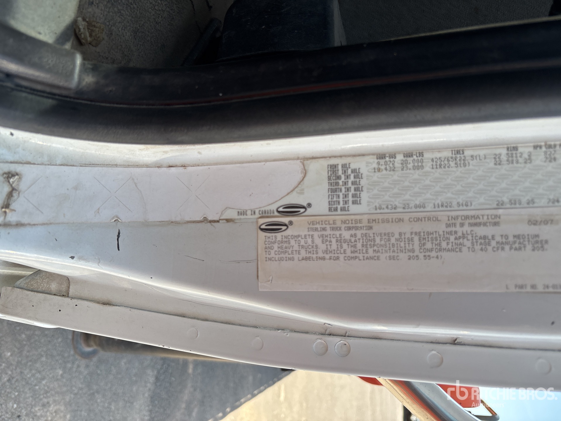 2007 Sterling 2008 Palfinger PK32080 Knuckle  ...